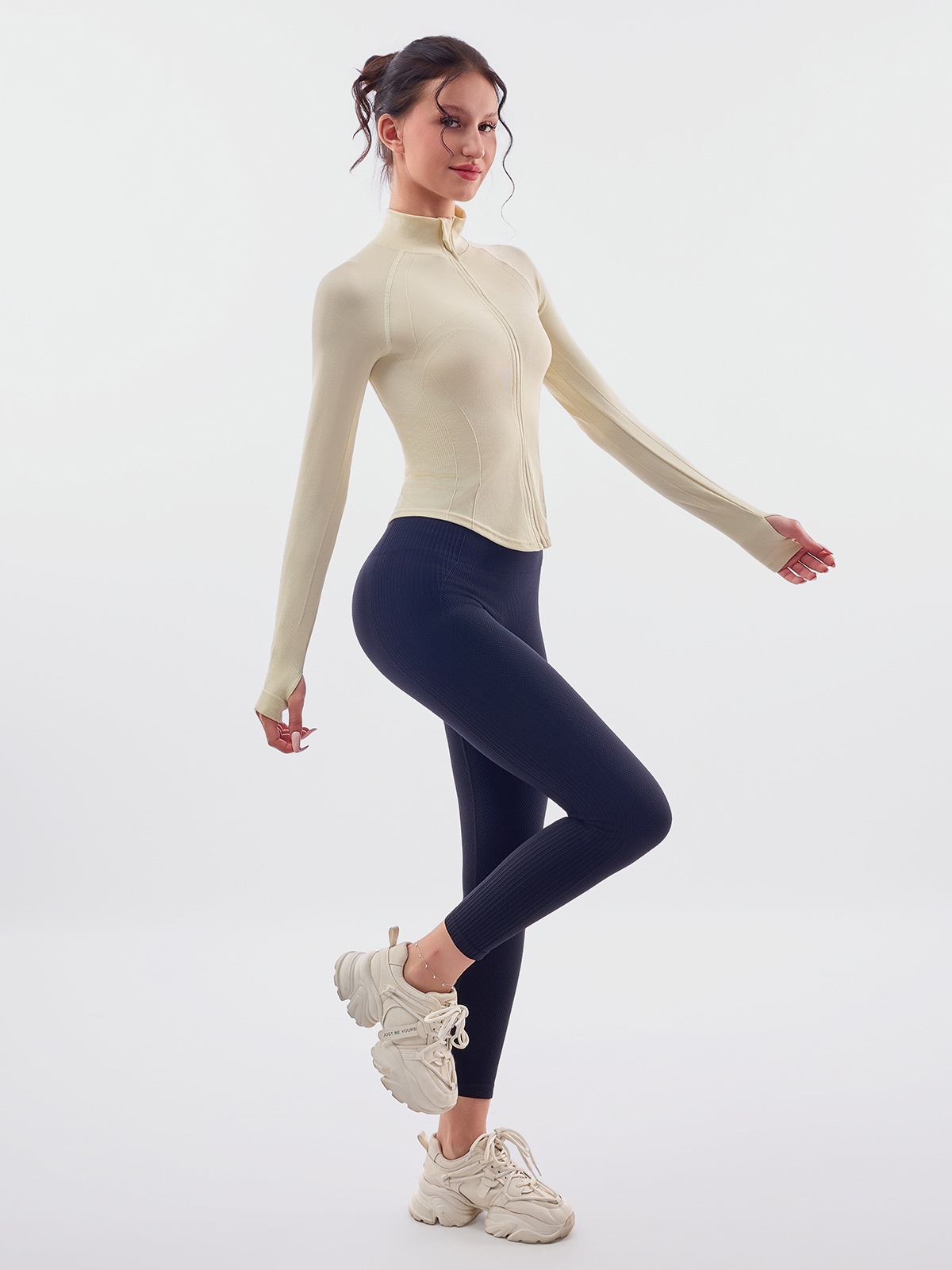 Slimming Sexy Quick-Dry Casual Winter Yoga Jacket for Women