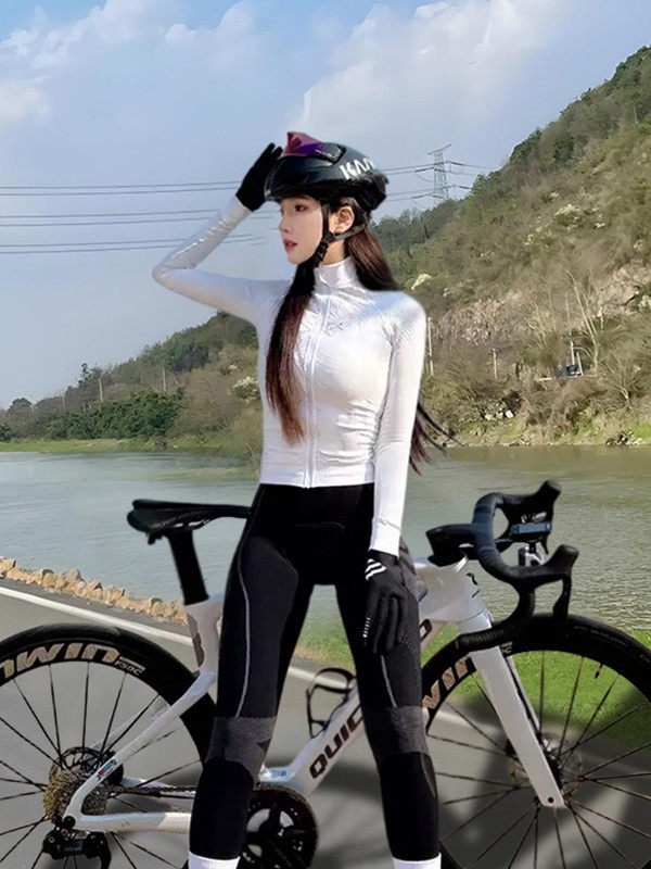 Slim Fit 3D Fitting Quickdry Circular-Knitted Long-Sleeved Training Jacket for Women