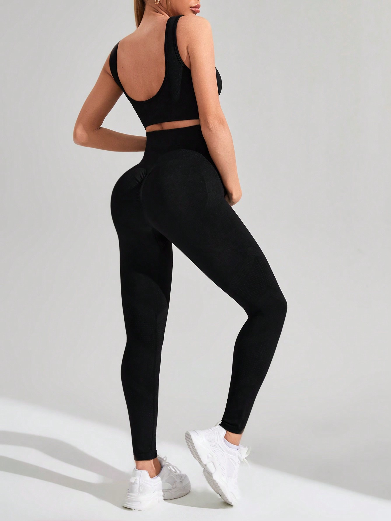 Quick-Dry High-Waisted Slimming Maternity Yoga Set with Sports Bra and Leggings for Women