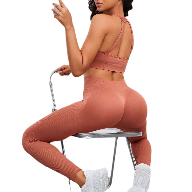 Slim Fit Quick-Dry High-Waisted Yoga Leggings Set for Women for Slimming Fitness Workout