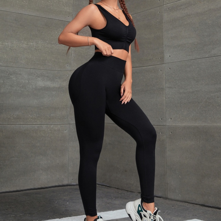 Slimming Quick-Dry Breathable Winter Yoga Leggings Set for Women