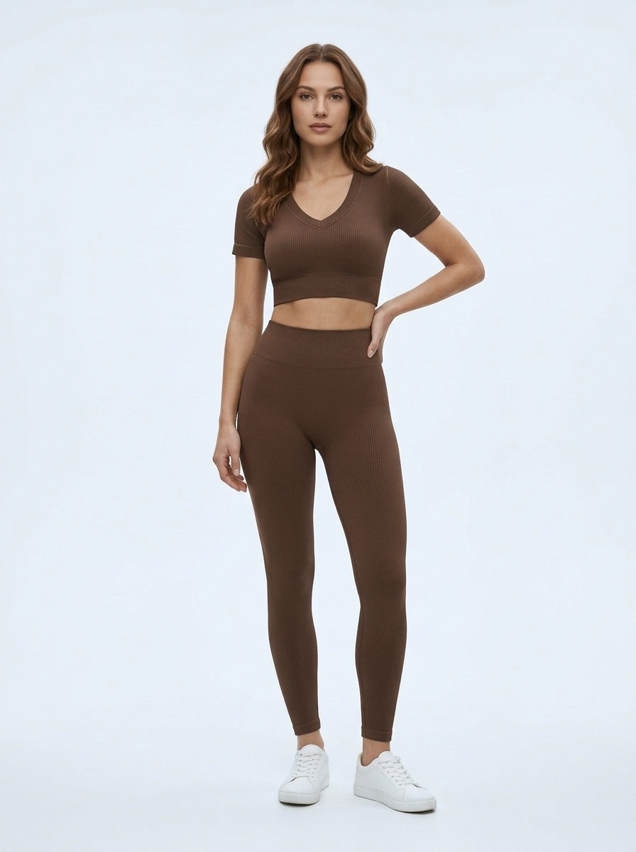 Slim-Fit Quick-Dry High-Waisted Yoga Leggings Set for Women with Sexy Hip-Lifting Effect