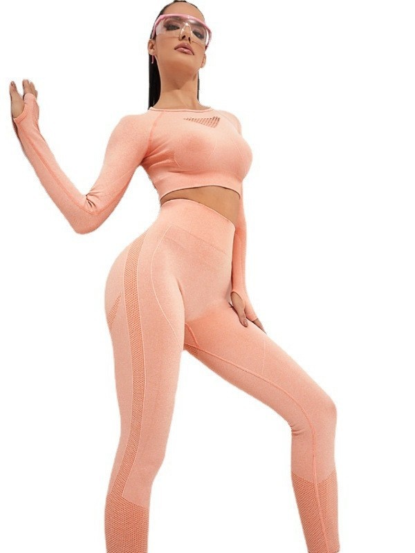 Slimming High-Waisted Quick-Dry Yoga Leggings Set with Sexy S-Shape Design for Women