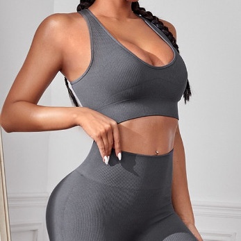 High-Waisted Slimming Quickdry Yoga Leggings Set for Women with Sexy S-Shape Silhouette