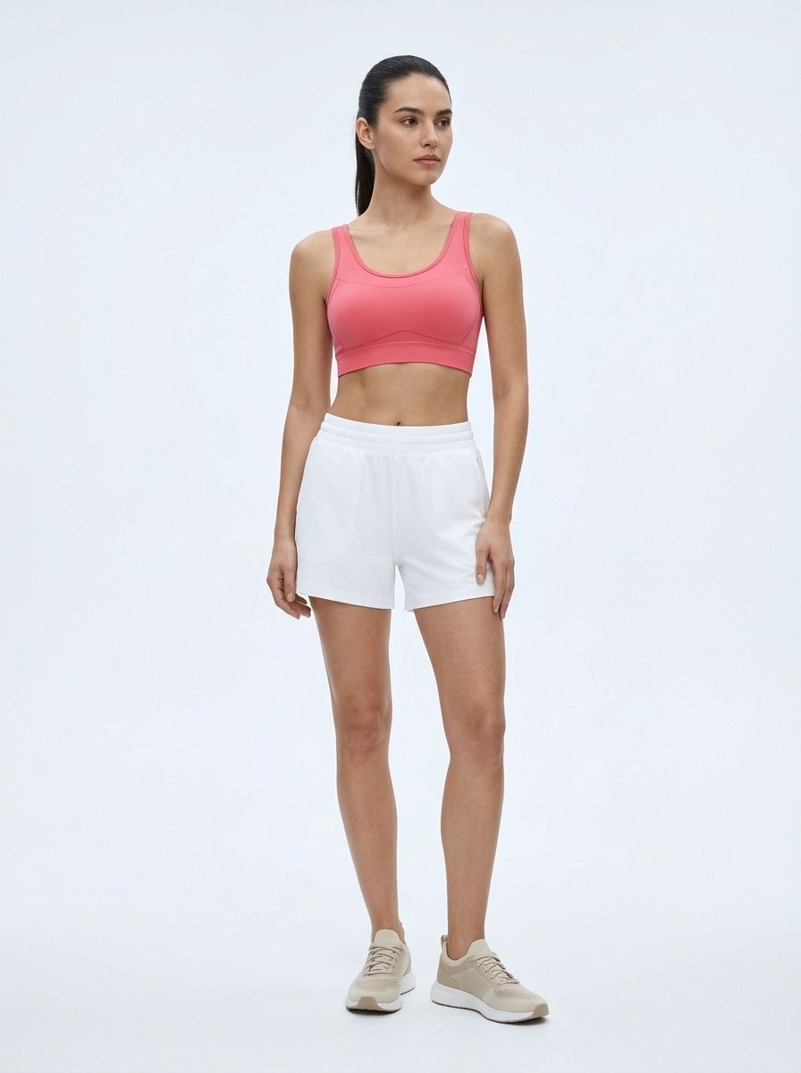 Shock-Absorbing Wire-Free Yoga Bra with Slimming Breathable Support for Women