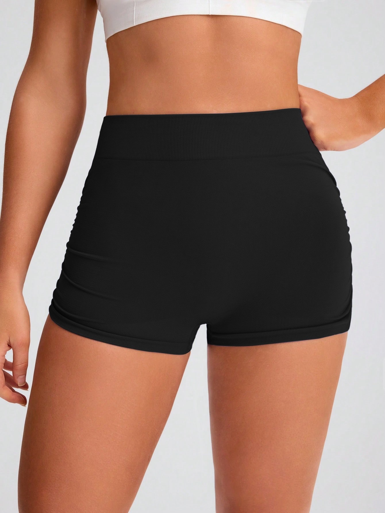 Sexy Slimming High-Waisted Moisture-Wicking Butt-Lifting Yoga Shorts for Women