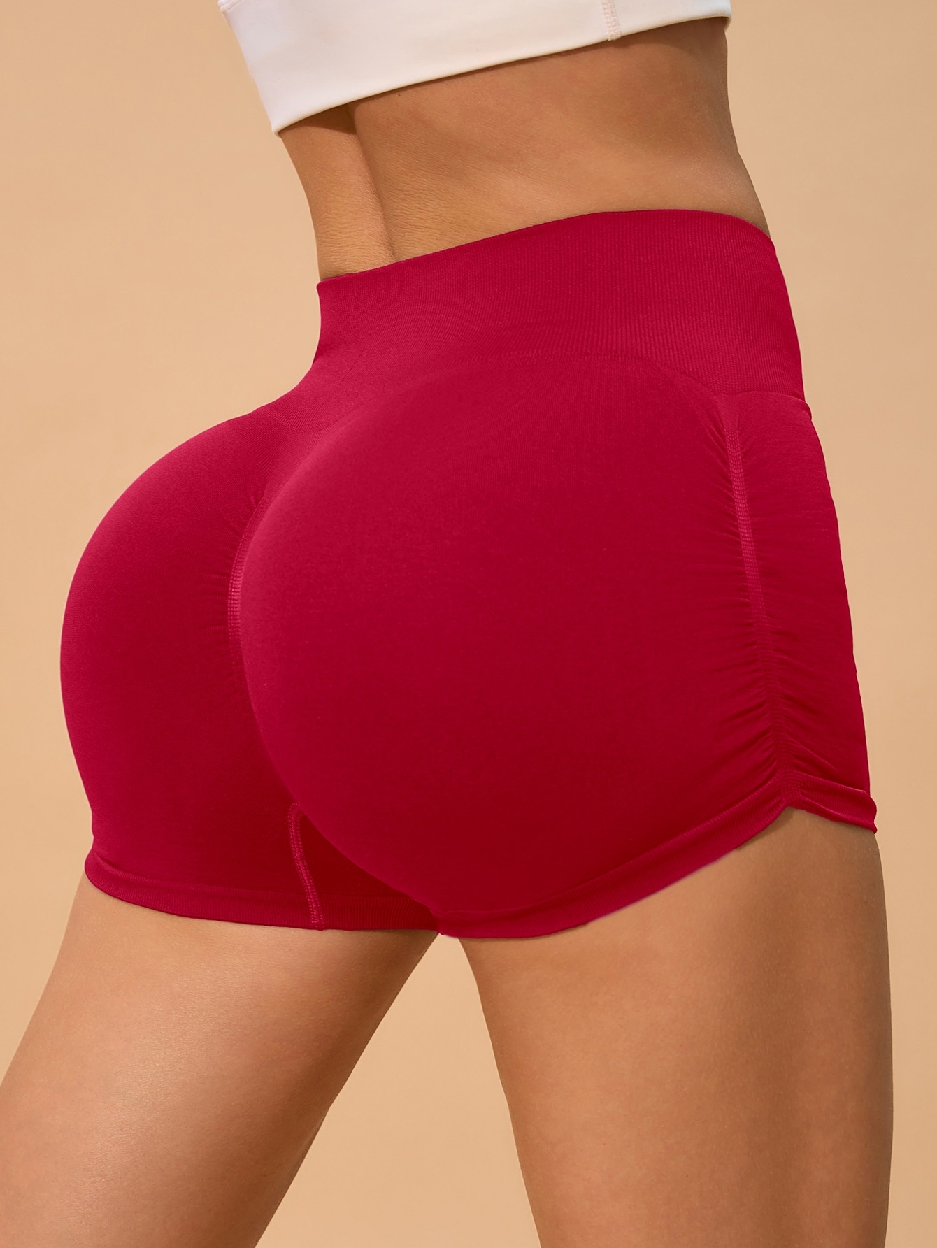 High-Waisted Slimming Quick-Dry Sexy S-Shape Yoga Shorts for Women