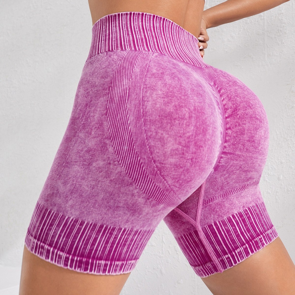 High-Waisted Slimming Quickdry Yoga Shorts with Hip-Lifting S-Shape Function for Women