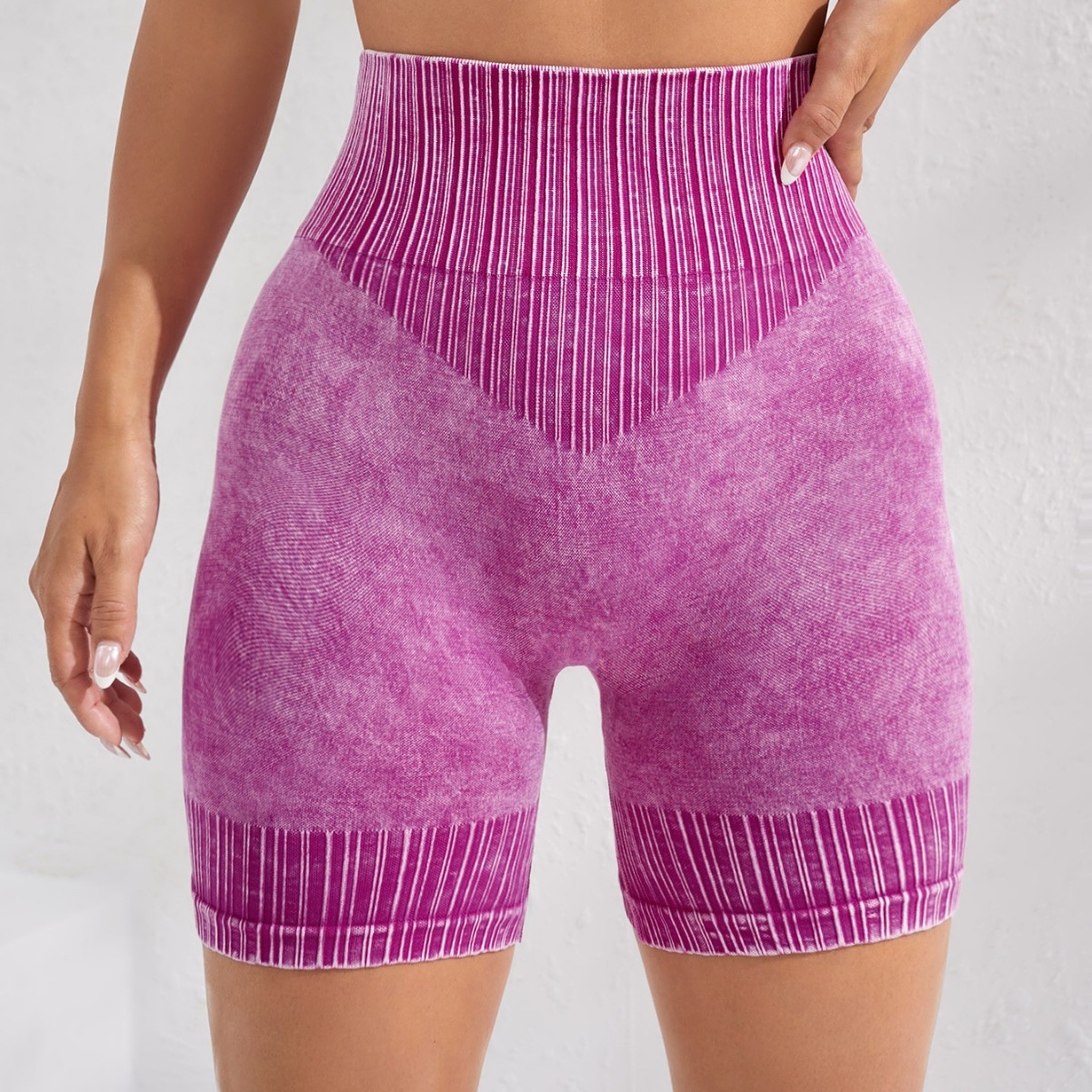High-Waisted Slimming Quickdry Yoga Shorts with Hip-Lifting S-Shape Function for Women