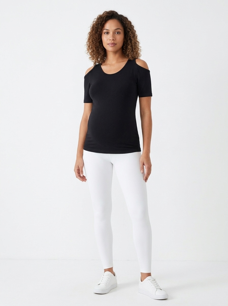 Slimming Quick-Dry Moisture-Wicking Yoga T-shirt for Pregnant Women