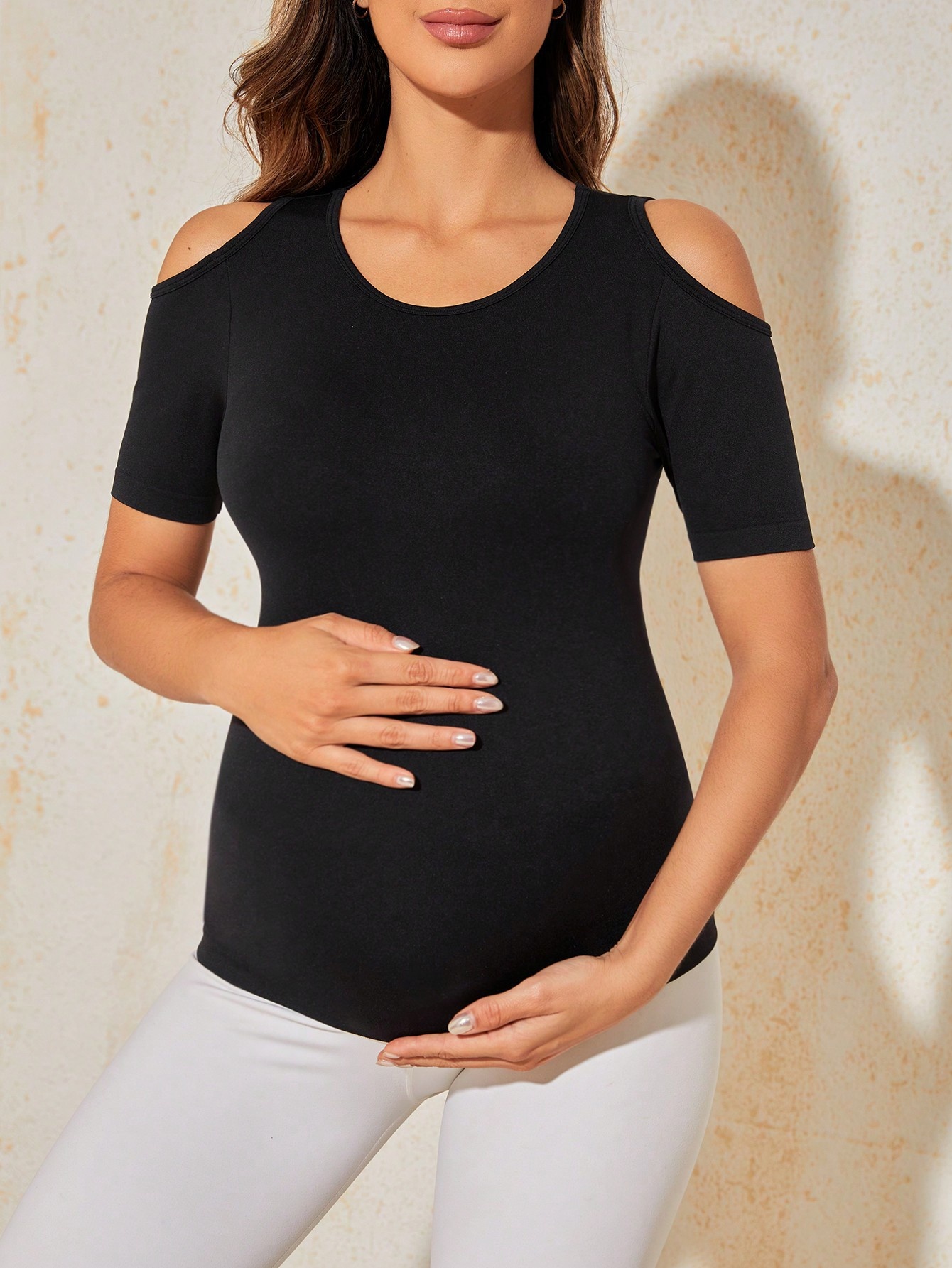 Slimming Quick-Dry Moisture-Wicking Yoga T-shirt for Pregnant Women