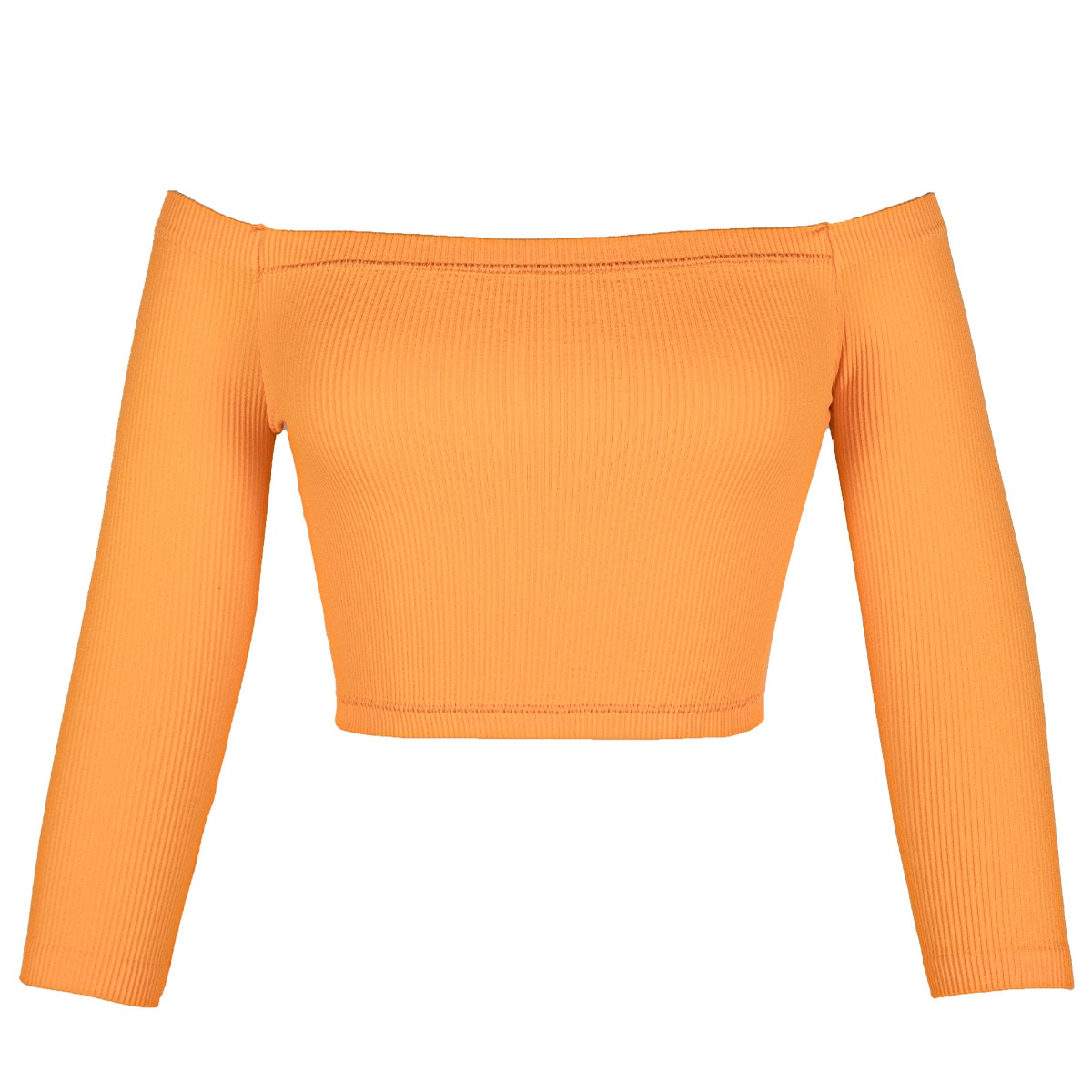 Sexy Off-Shoulder Slimming Mid-Sleeve Knit T-Shirt for Women