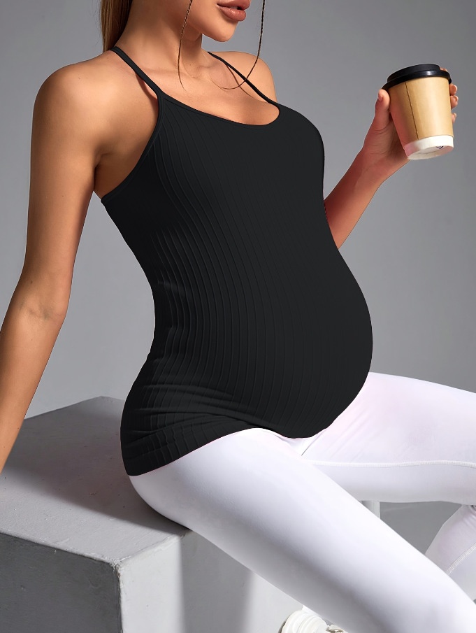High-Elasticity Slimming Quick-Dry Maternity Yoga Tank Top for Women