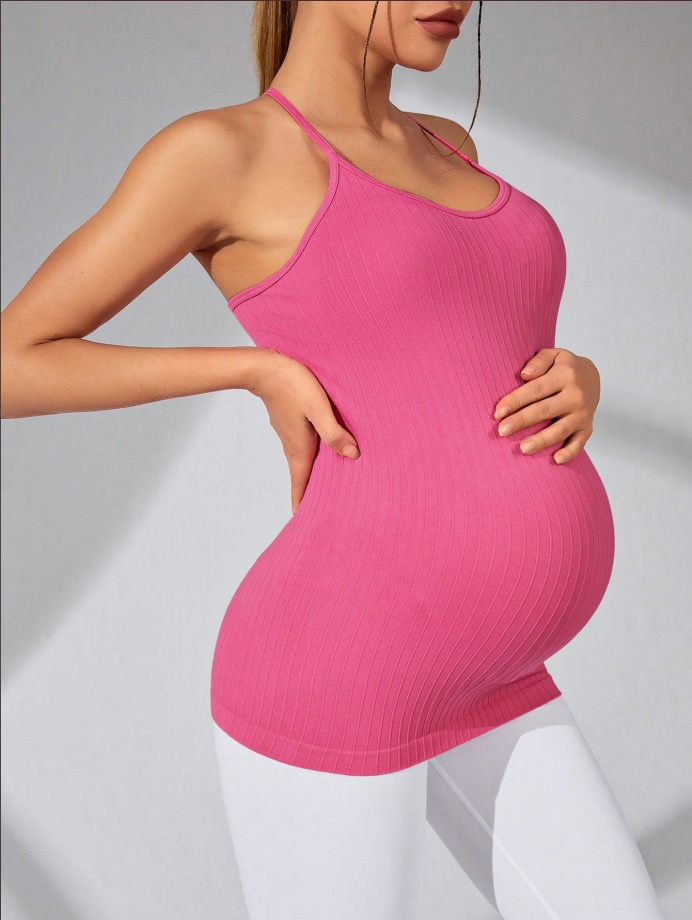 High-Elasticity Slimming Quick-Dry Maternity Yoga Tank Top for Women
