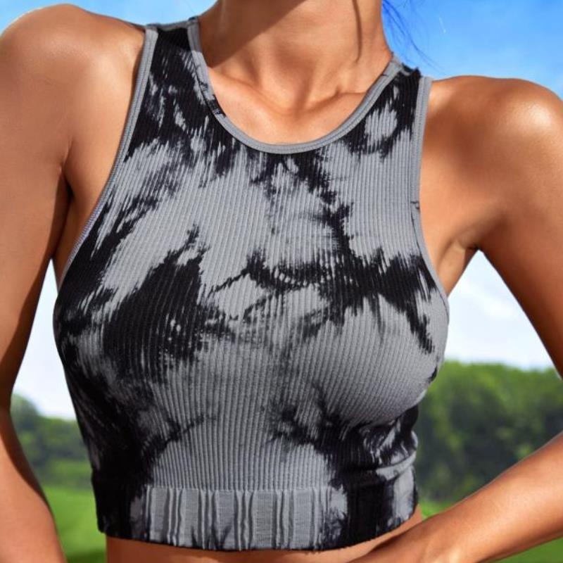 Slimming Tie-Dye Quick-Dry Pilates Fitness Vest for Women