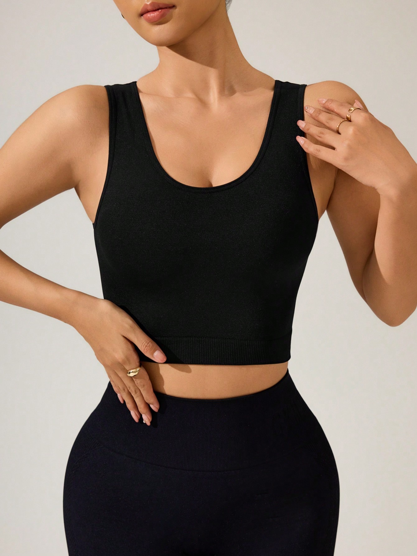 Sexy Backless Slimming Quick-Dry S-Shape Fitness Vest for Women (without pads)