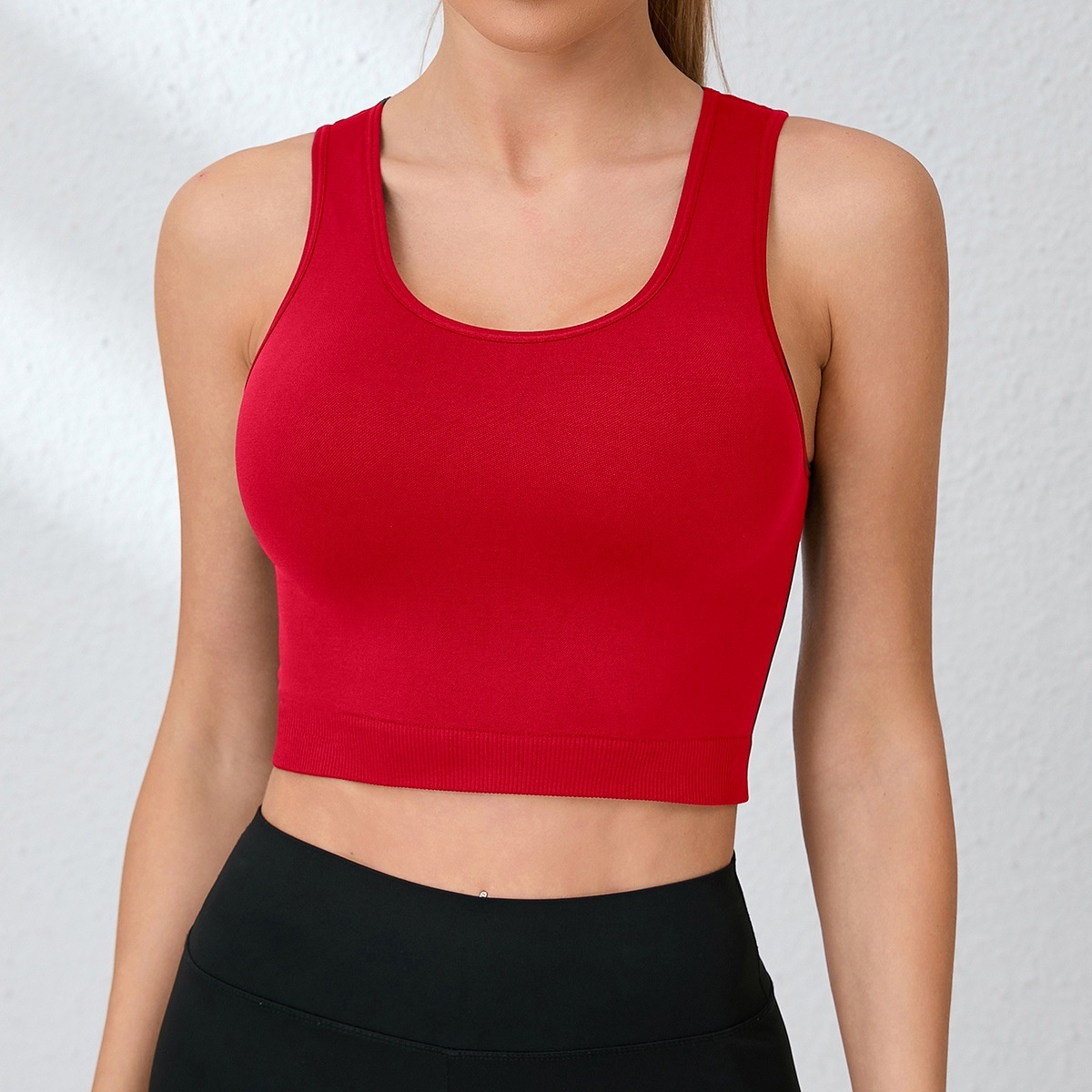 Sexy Backless Slimming Quick-Dry S-Shape Fitness Vest for Women (without pads)