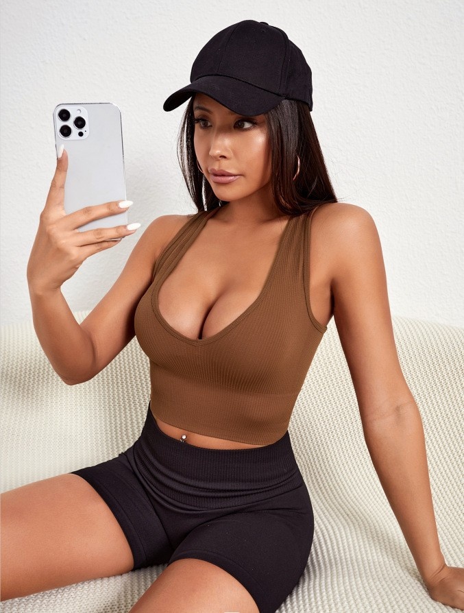 Slimming Quick-Dry Wire-Free Sports Tank Top with Breathable Function for Women