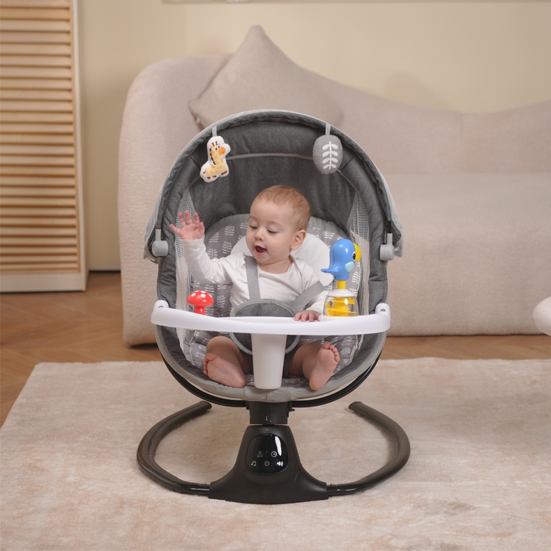 5-in-1 Smart Baby Cradle with Bluetooth & Remote