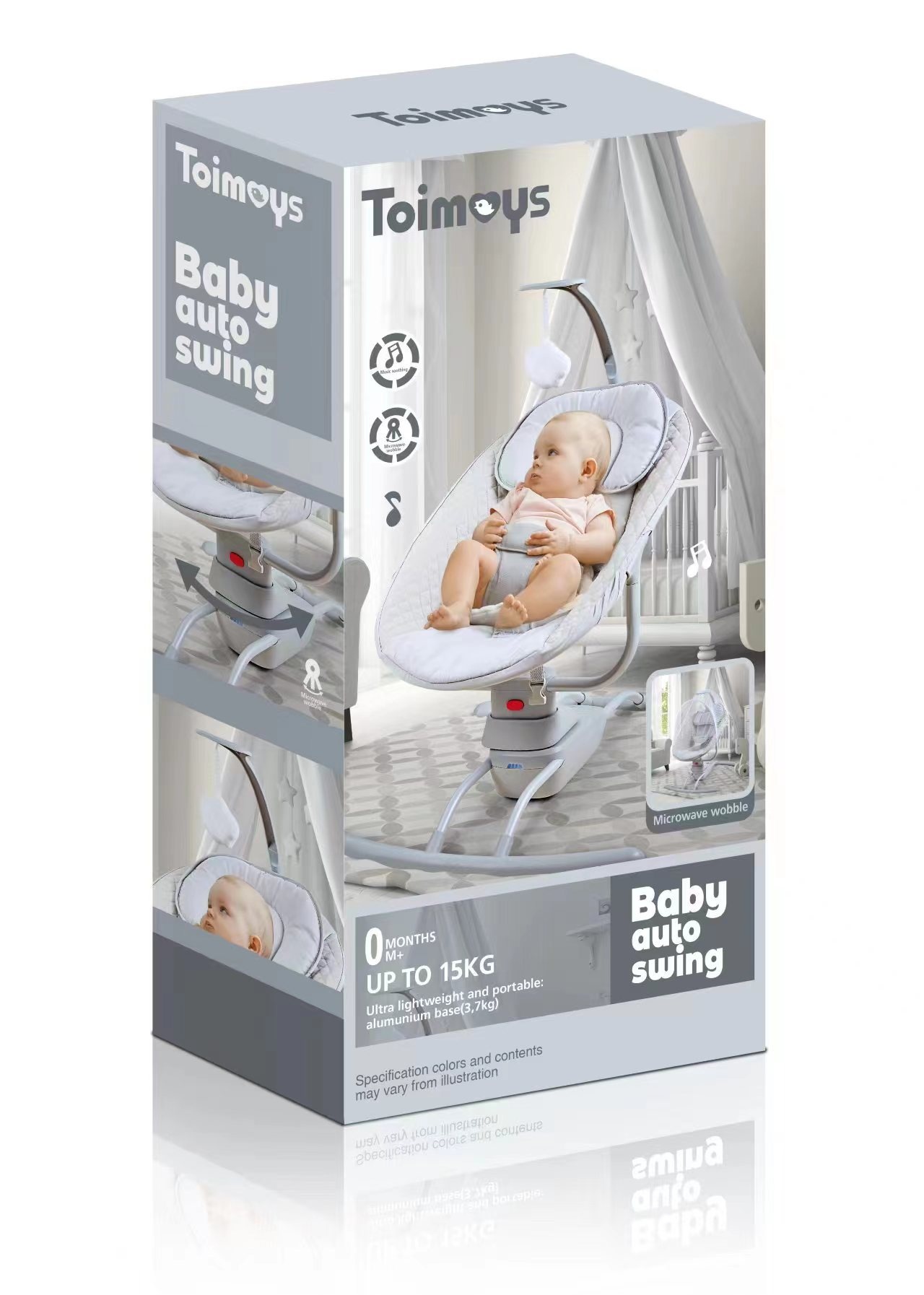 Balancelle automatique pour bébé - Fauteuil à bascule électrique portable