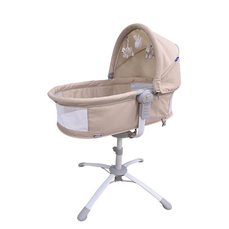 3-in-1 Electric Baby Rocking Chair & Bassinet - Grey