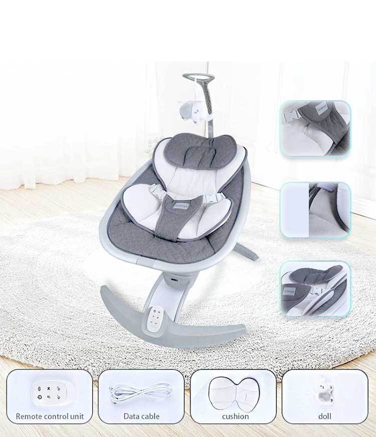 3-in-1 Baby Auto Swing Rocker - Grey