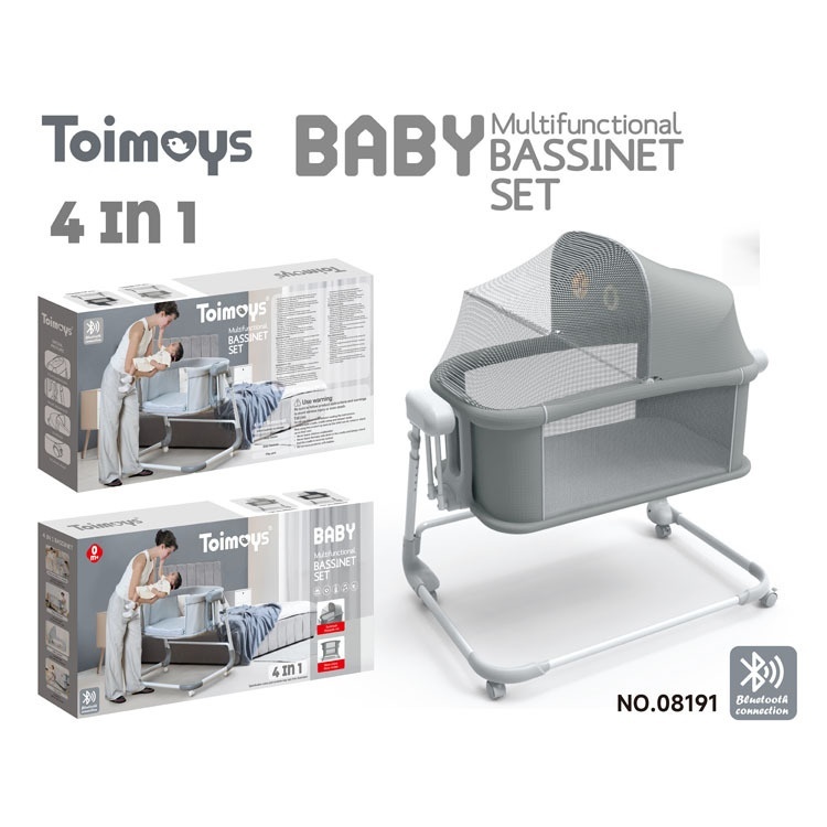 Berceau bébé Bluetooth multifonctionnel 4 en 1