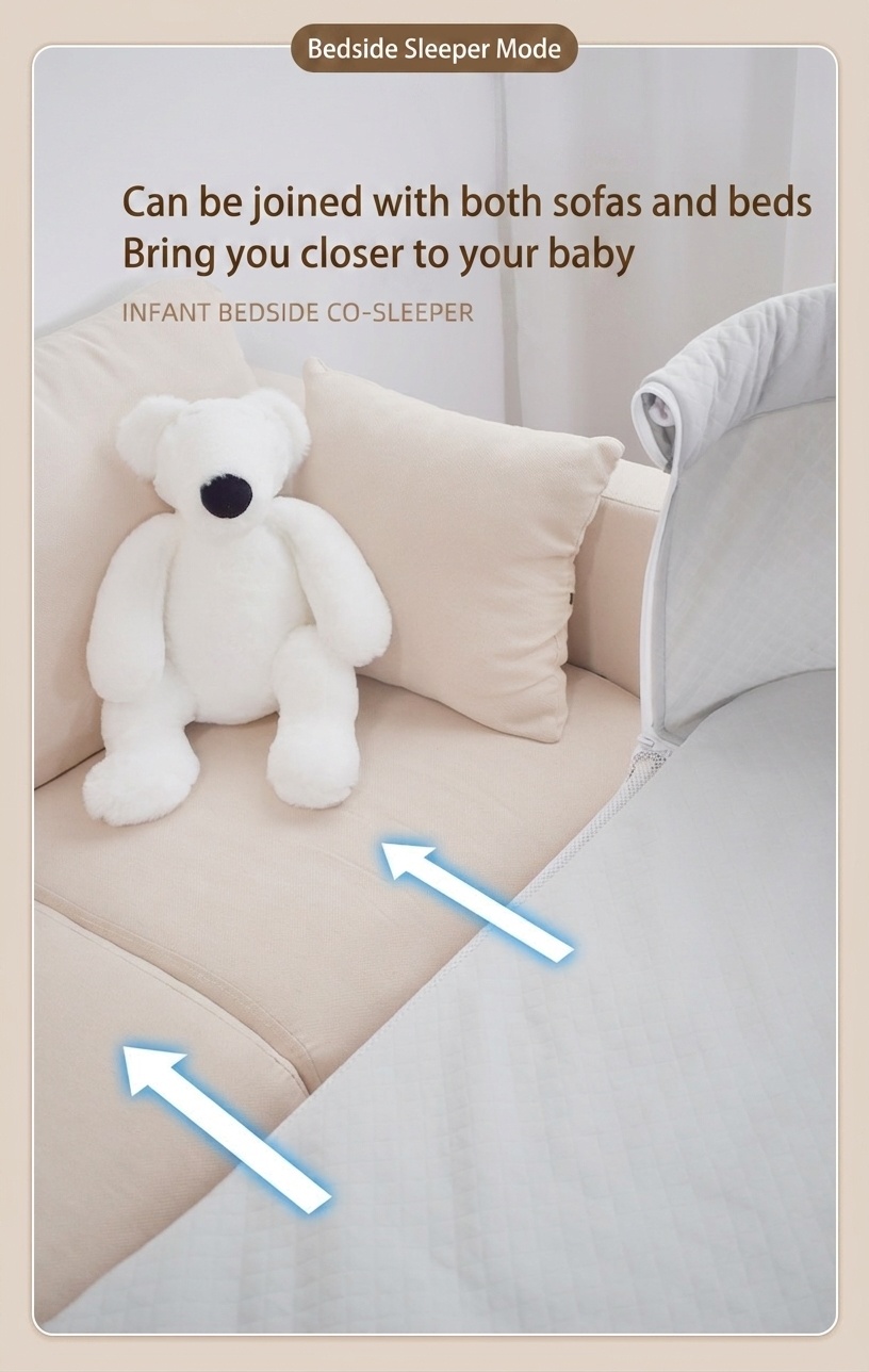 Berceau bébé Bluetooth multifonctionnel 4 en 1