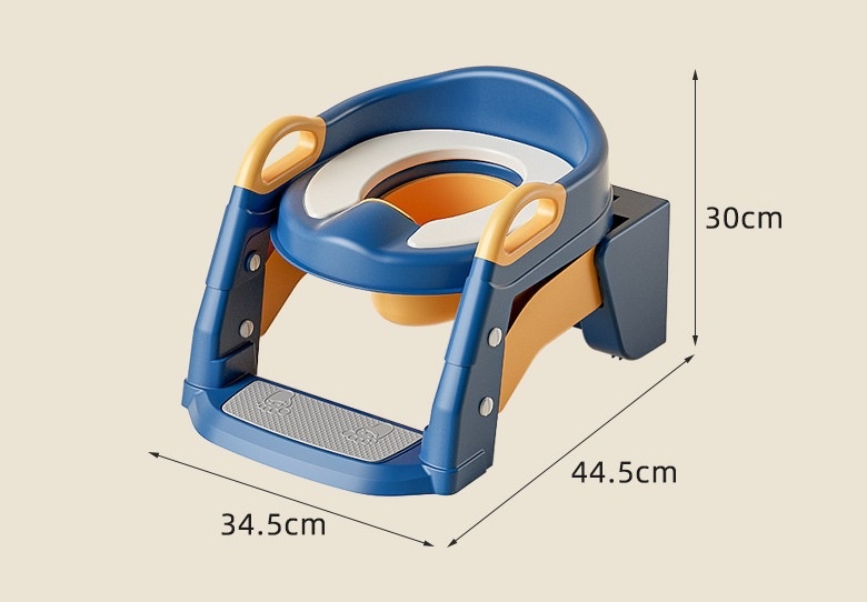 Multifunctional Baby Toilet Training Seat with Ladder