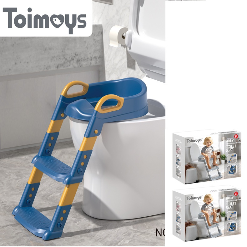 Multifunctional Baby Toilet Training Seat with Ladder