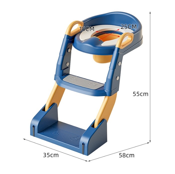 Multifunctional Baby Toilet Training Seat with Ladder