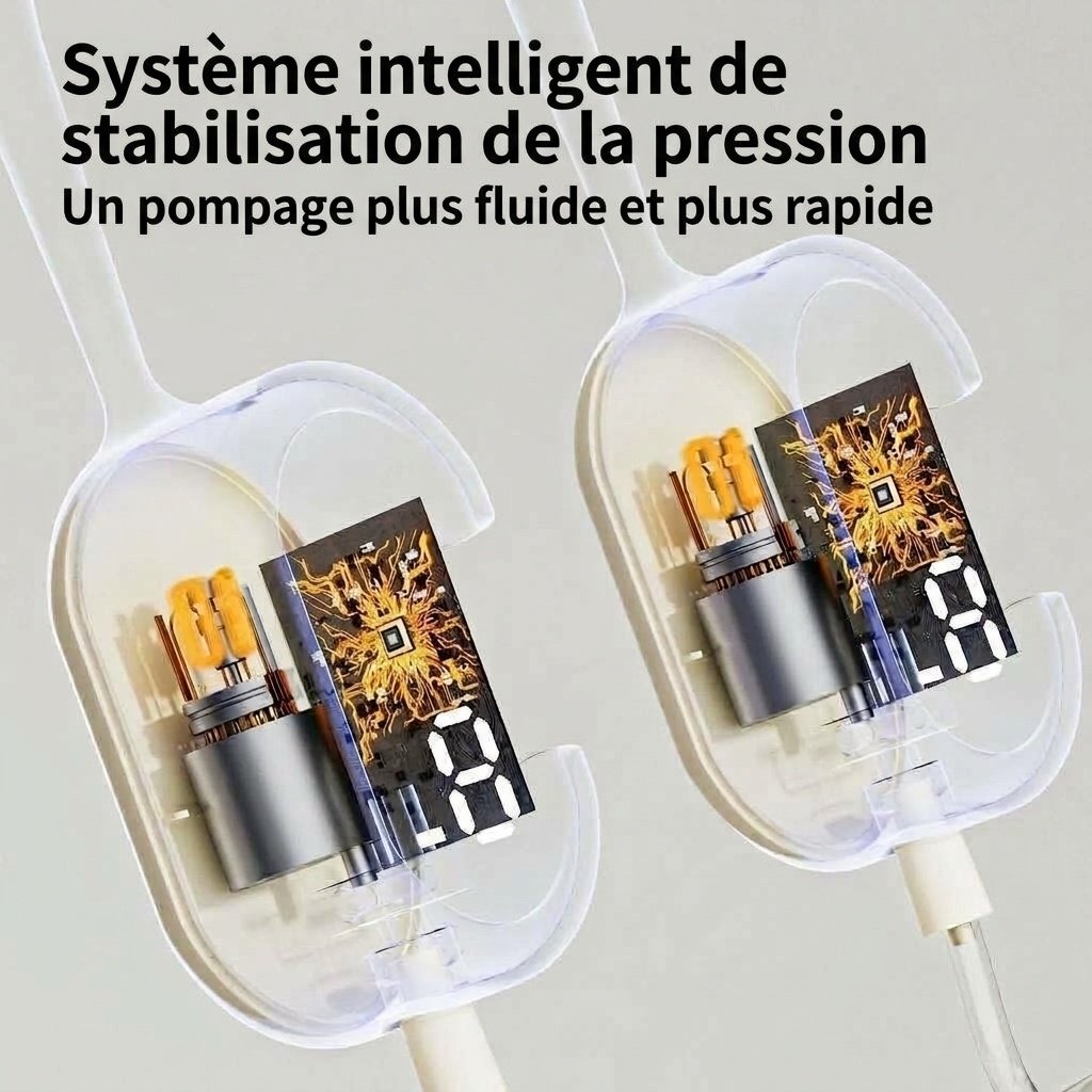 Tire-lait mains libres portable - Design discret, léger et silencieux pour les mamans allaitantes actives