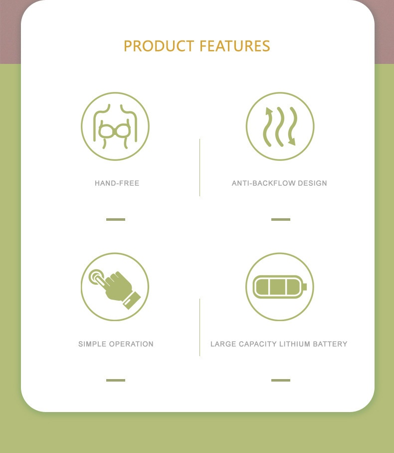 Extractor de leche eléctrico portátil: manos libres, multimodo y ultrasilencioso para mamás modernas.