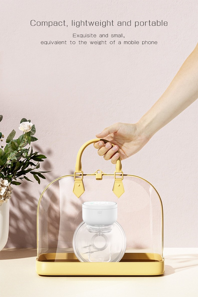 Extractor de leche eléctrico portátil: manos libres, multimodo y ultrasilencioso para mamás modernas.