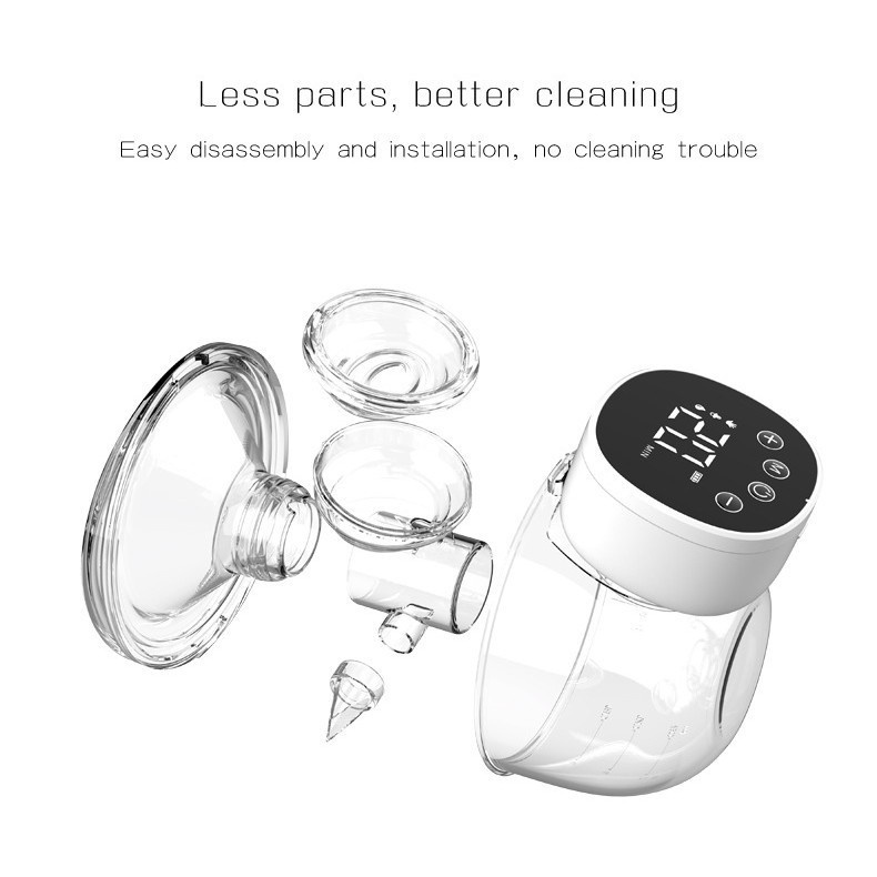 Extractor de leche eléctrico portátil: manos libres, multimodo y ultrasilencioso para mamás modernas.