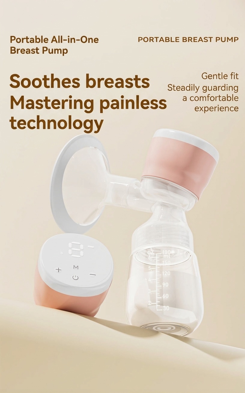 Portable Quiet Babies Grooming Tool - Gentle Multi-Speed Coat Care & Shedding Brush 