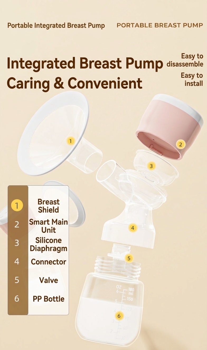 Portable Quiet Babies Grooming Tool - Gentle Multi-Speed Coat Care & Shedding Brush 