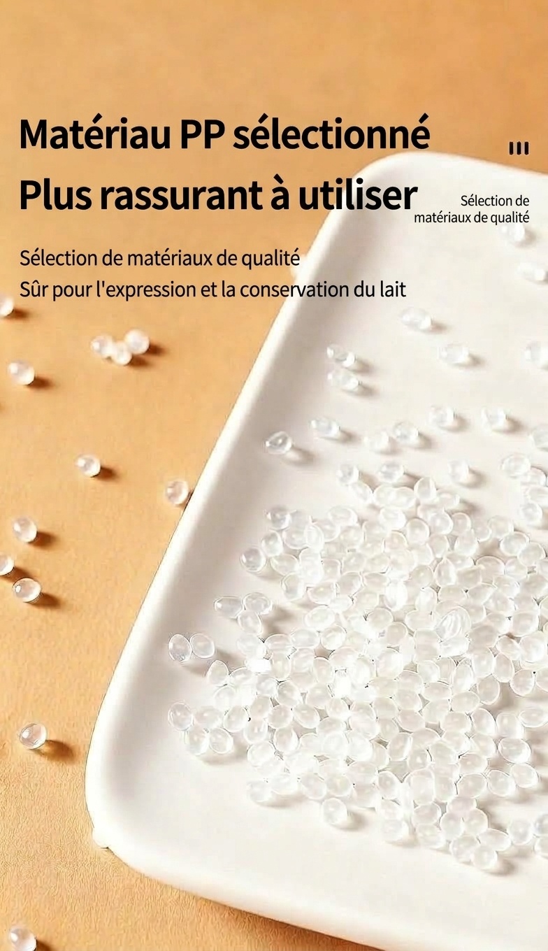 Tire-lait électrique portable sans fil - 27 niveaux d'aspiration réglables, matériau PP de qualité alimentaire sans BPA pour les mamans allaitantes