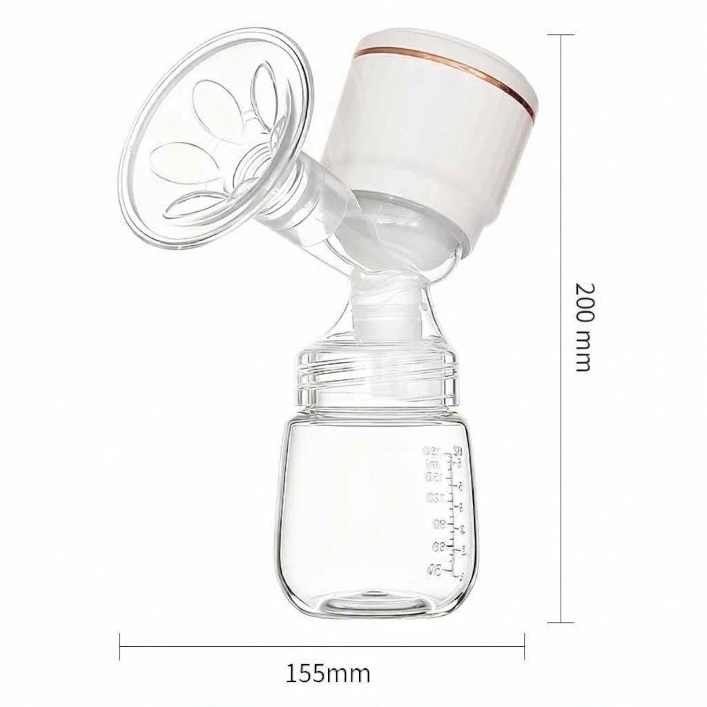 Tire-lait électrique portable sans fil - 3 modes intelligents, 27 niveaux d'aspiration et système hygiénique anti-reflux pour l'allaitement maternel