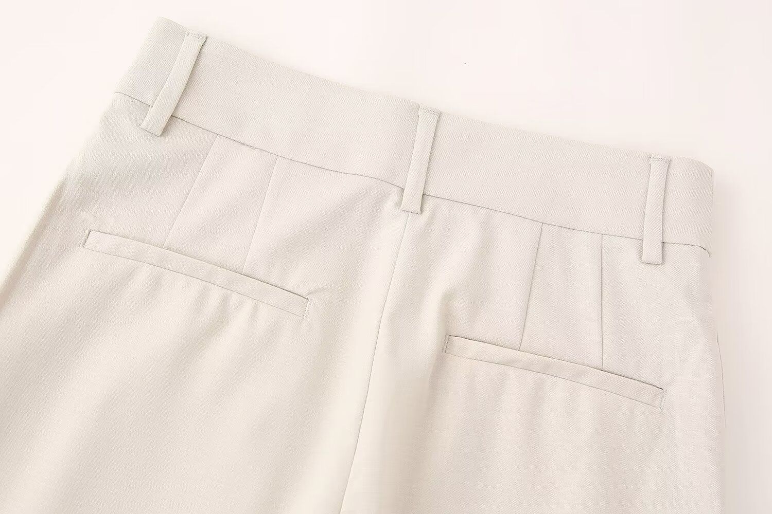 Pantaloni corti da donna a vita alta - Pantaloni eleganti casual
