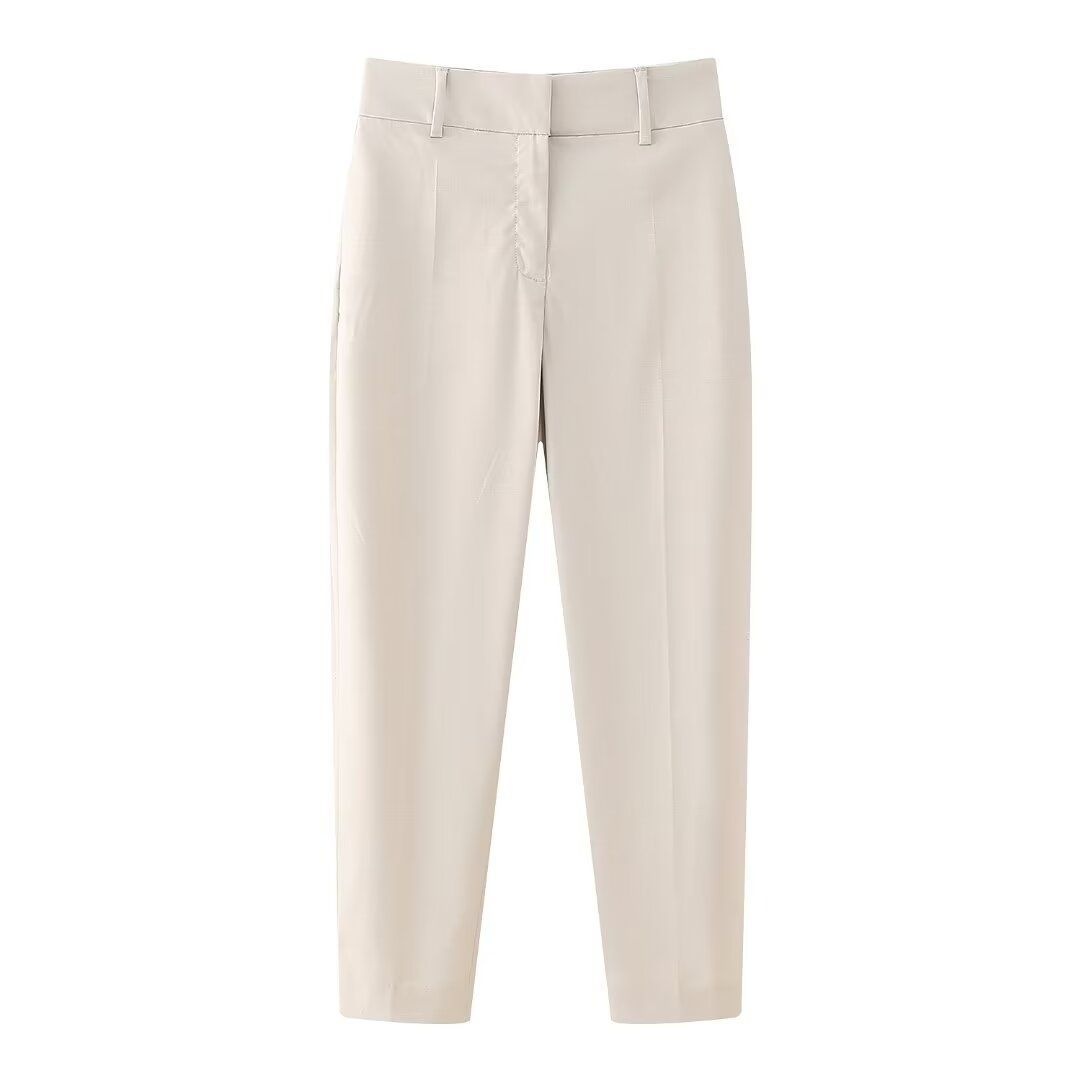 Pantaloni corti da donna a vita alta - Pantaloni eleganti casual