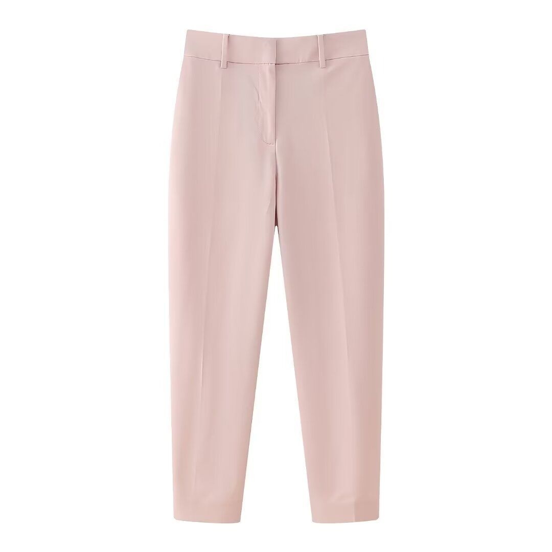 Pantaloni corti da donna a vita alta - Pantaloni eleganti casual