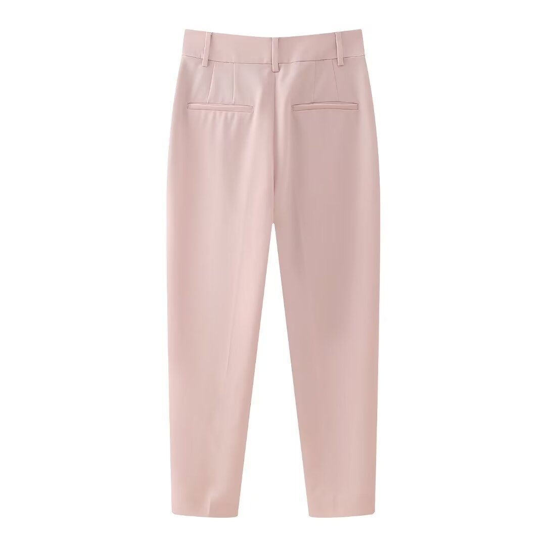 Pantaloni corti da donna a vita alta - Pantaloni eleganti casual