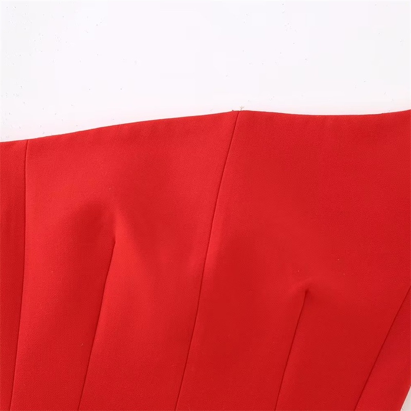 Elegante top a corsetto monospalla - Bustier asimmetrico senza spalline