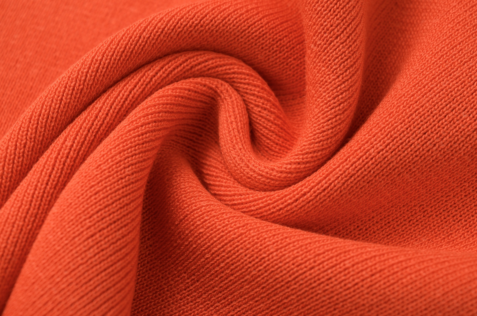 Elegante crop top arancione in maglia con profili a contrasto - Senza maniche