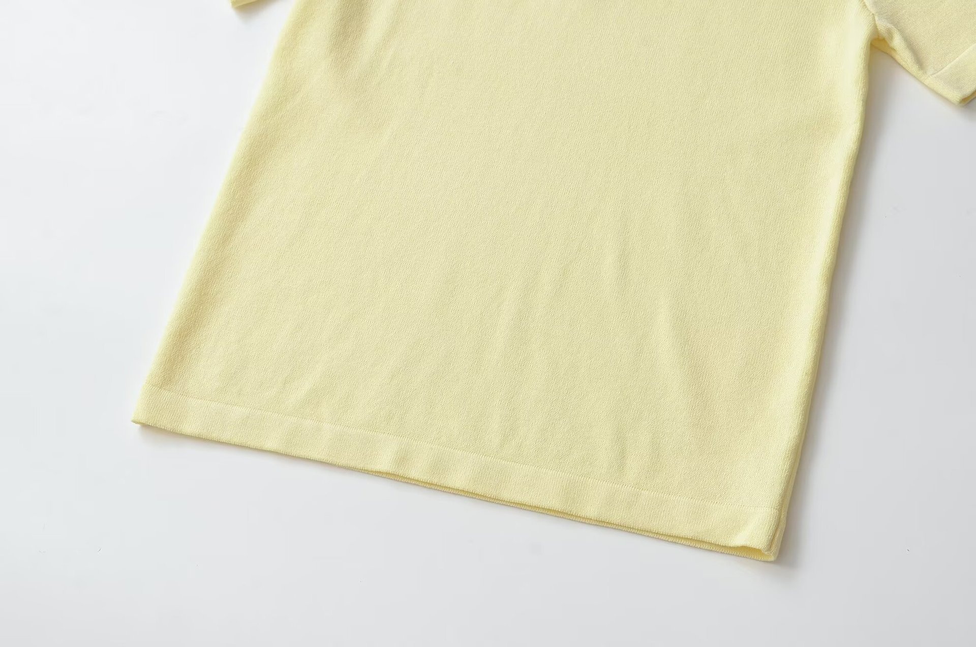 T-shirt Henley da donna morbida - Maniche corte