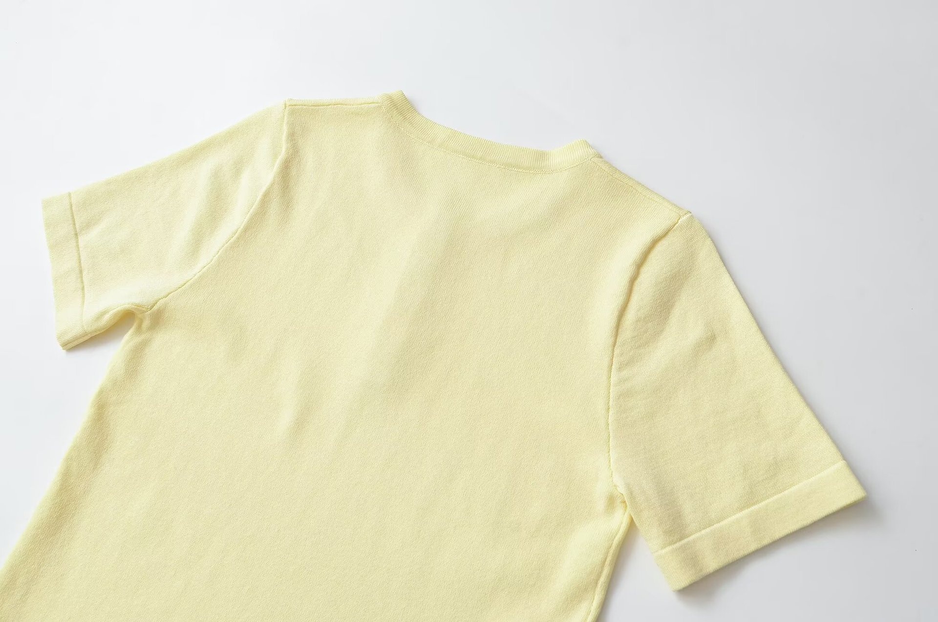 T-shirt Henley da donna morbida - Maniche corte