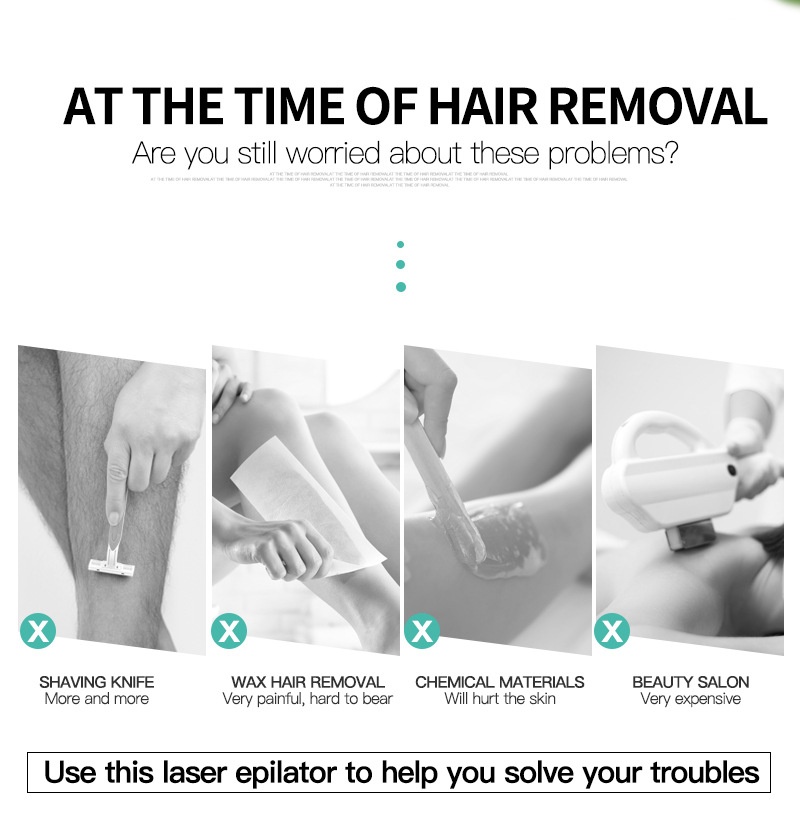 IPL Laser Hair Removal Device for Women & Men, 600K Flashes