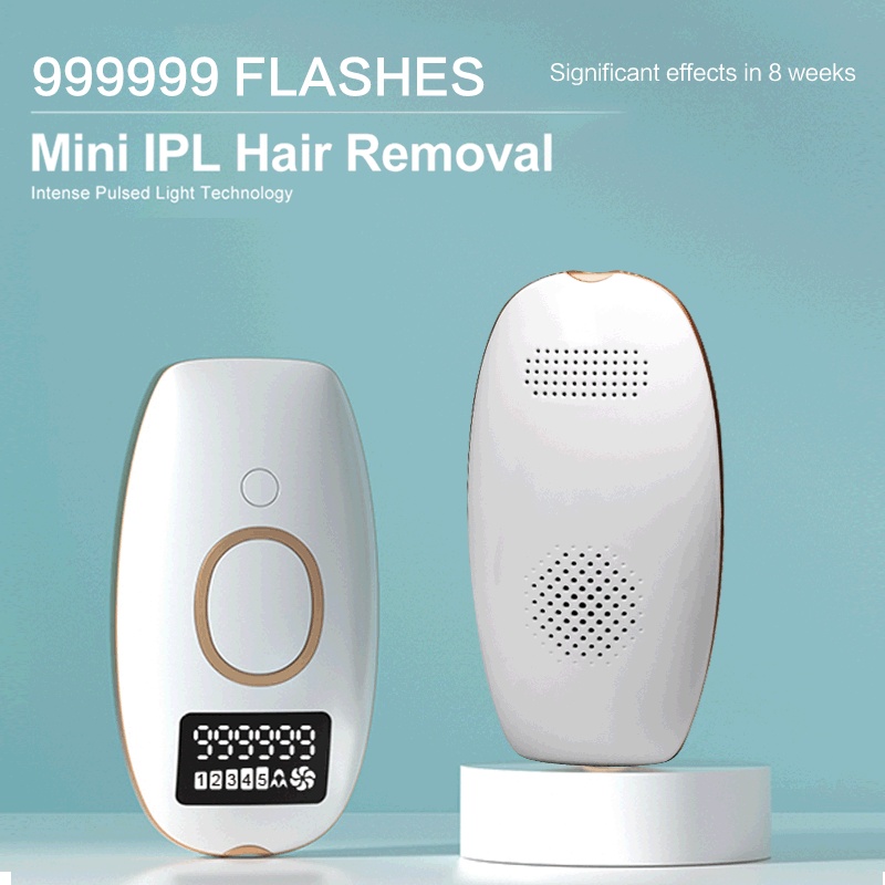 Mini IPL-ontharingsapparaat, 999.000 flitsen, 5 niveaus