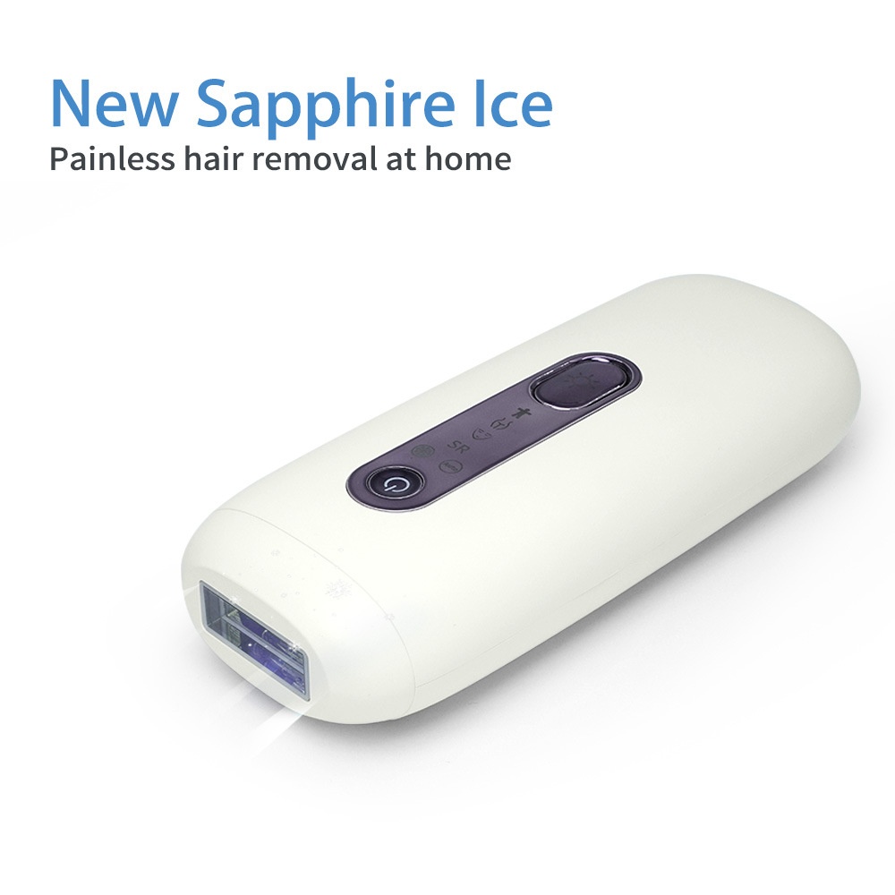Sapphire Ice IPL Hair Removal Device, Painless Cooling Tech